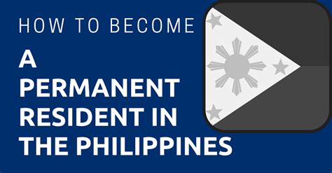 Philippine Permanent Resident Visa and Temporary Resident.
